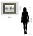 Running Wild By Carol Robinson - Mirror Framed Watercolor Print Wall Art - Dark Gray