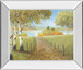 Rural Route I By A. Fisk - Mirror Framed Print Wall Art - Green