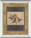 Rose Refined Il By Carol Robinson - Mirror Framed Print Wall Art - Light Brown