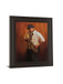 Sax Player - Framed Print Wall Art - White