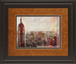 Shades Of New York By Markus Haub - Framed Print Wall Art - Light Brown