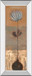 Solitary Flower I By Norman Wyatt - Mirror Framed Print Wall Artt - Light Brown