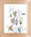 Spring Leaves I By Meyers, R. - Framed Print Wall Art - White