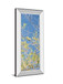 Spring Poplars IV By Sharon Chandler - Mirror Framed Print Wall Art - Light Blue