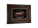 Stallion On Black By Edoma Photo - Framed Print Wall Art - Dark Brown
