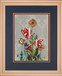 Summer Flowers Il By Ken Hurd - Framed Print Wall Art - Blue