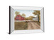 Summer In The Country By Billy Jacobs - Mirror Framed Print Wall Art - Light Brown