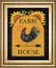 Sunny Farmhouse By Lisa Hillker - Framed Print Wall Art - Orange