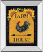 Sunny Farmhouse By Lisa Hillker - Mirror Framed Print Wall Art - Orange
