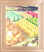 Tasty Treats By Acosta - Framed Print Wall Art - Yellow