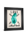 Teal Fearless Limits Il By Patricia Pinto - Framed Print Wall Art - Green