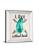 Teal Fearless Limits Il By Patricia Pinto - Mirror Framed Print Wall Art - Green