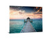 Tempered Glass With Foil - Ocean Hut - Blue