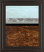 Textured Light I By Natalie Avondet - Framed Print Wall Art - Dark Brown