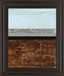 Textured Light Il By Natalie Avondet - Framed Print Wall Art - Dark Brown