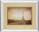 Tour De Eiffel By H. Jacks - Mirror Framed Print Wall Art - Light Brown