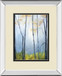 Tranquil River By Striffolino R. Mirrored Frame - Light Blue