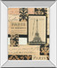 Travel Collage I By Gillian Fullard Mirror Framed Print Wall Art - Beige