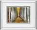 Tree Farm By Cahill - Mirror Framed Print Wall Art - Yellow