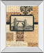 Travel Collage Il By Gillian Fullard Mirror Framed Print Wall Art - Beige