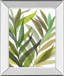 Tropical Greens I By Rebecca Meyers - Mirror Framed Print Wall Art - Green