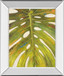 Tropical Leaf Il By Patricia Pinto - Mirror Framed Print Wall Art - Green