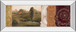 Tuscan Scene II - Mirror Framed Print Wall Art - Light Brown