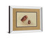 Two Generations - Mirror Framed Print Wall Art - Dark Brown