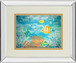 Under The Sea By Julie Derice - Mirror Framed Print Wall Art - Blue