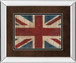 Union Jack By Avery Tillman - Mirror Framed Print Wall Art - Red