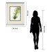 Watercolor Plantain Leaves Il By Patricia Pinto - Mirror Framed Print Wall Art - Green