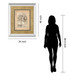 Bounty I By Vivian Flasch - Mirror Framed Print Wall Art - Light Brown