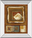 White Diamond By Jenny Siekmann - Mirror Framed Print Wall Art - Bronze