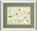 Bright Poppies By Novak - Mirror Framed Print Wall Art - Beige
