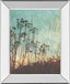 Wild Grass By Amy Melious - Mirror Framed Print Wall Art - Light Blue