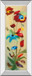 Wildflower Il By Jennifer Zybala - Mirror Framed Print Wall Art - Beige