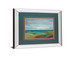Wispy Clouds By Silvia Vassileva - Mirror Framed Print Wall Art - Blue