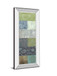 Zen Panel I By Vision Studio - Mirror Framed Print Wall Art - Dark Gray
