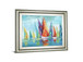 Fine Day Sailing I By Nan - Framed Print Wall Art - Light Blue