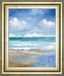 Washy Coast II By Nan - Framed Print Wall Art - Light Blue