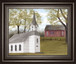 Faith And Freedom By Billy Jacobs - Framed Print Wall Art - Light Brown