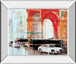 City Of Light II By Markus Haub - Mirror Framed Print Wall Art - Red