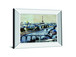 Paris By Marti Bofarull - Mirror Framed Print Wall Art - Blue