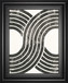 Over The Rainbow BW II By Moira Hershey - Framed Print Wall Art - Black