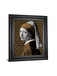 Gilded Earring (After Jan Vermeer) By Eccentric Accents - Framed Print Wall Art - Yellow