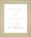 Lets Chase Rainbows VI By Jenaya Jackson - Framed Print Wall Art - White