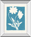 Joyful Spring I By Moira Hershey - Mirror Framed Print Wall Art - Blue
