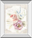 Cottage Garden V On Wood By Danhui Nai - Mirror Framed Print Wall Art - White