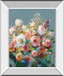 Joy Of The Garden II By Danhui Nai - Mirror Framed Print Wall Art - Blue