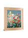 Joy Of The Garden I By Danhui Nai - Framed Print Wall Art - Light Blue